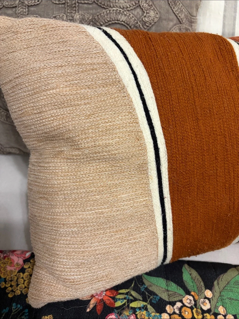 West Elm textured woven